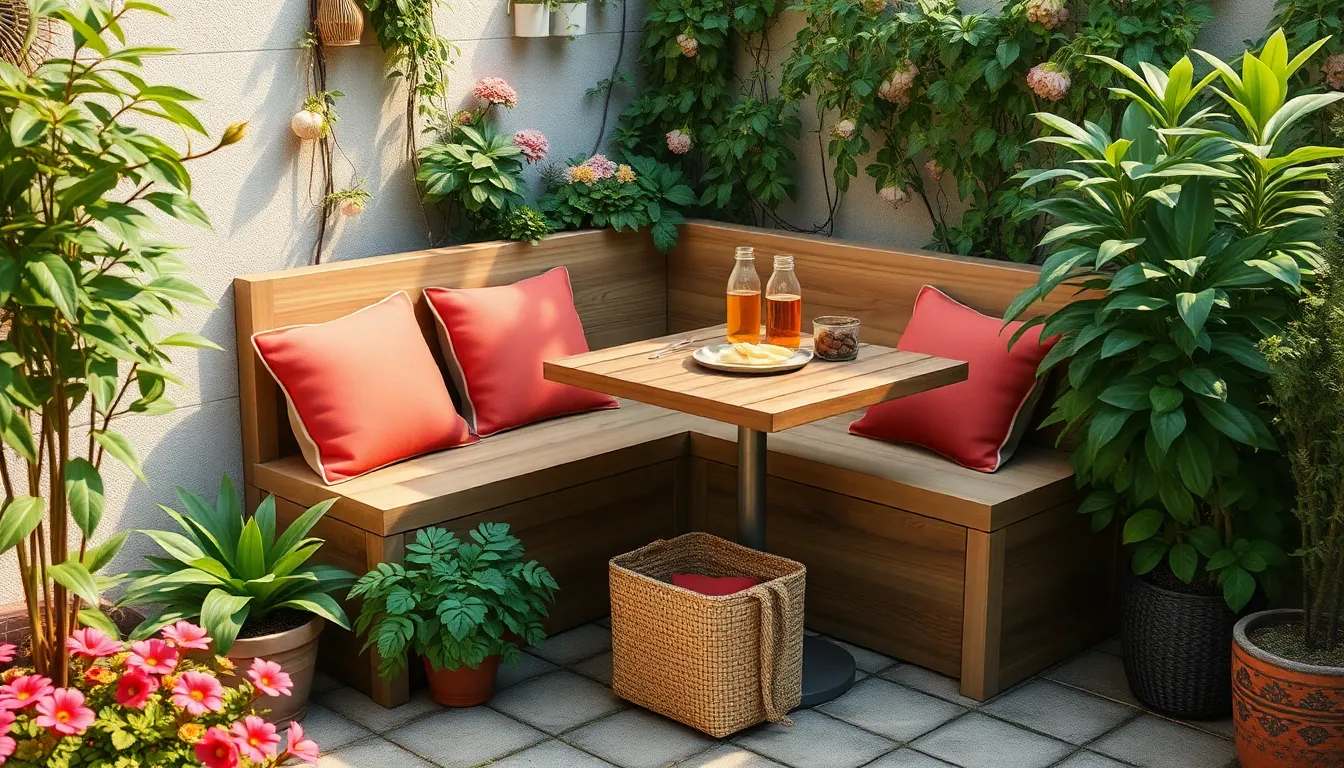 25 Creative Garden Bench Ideas to Transform Your Outdoor Space in 2025 13