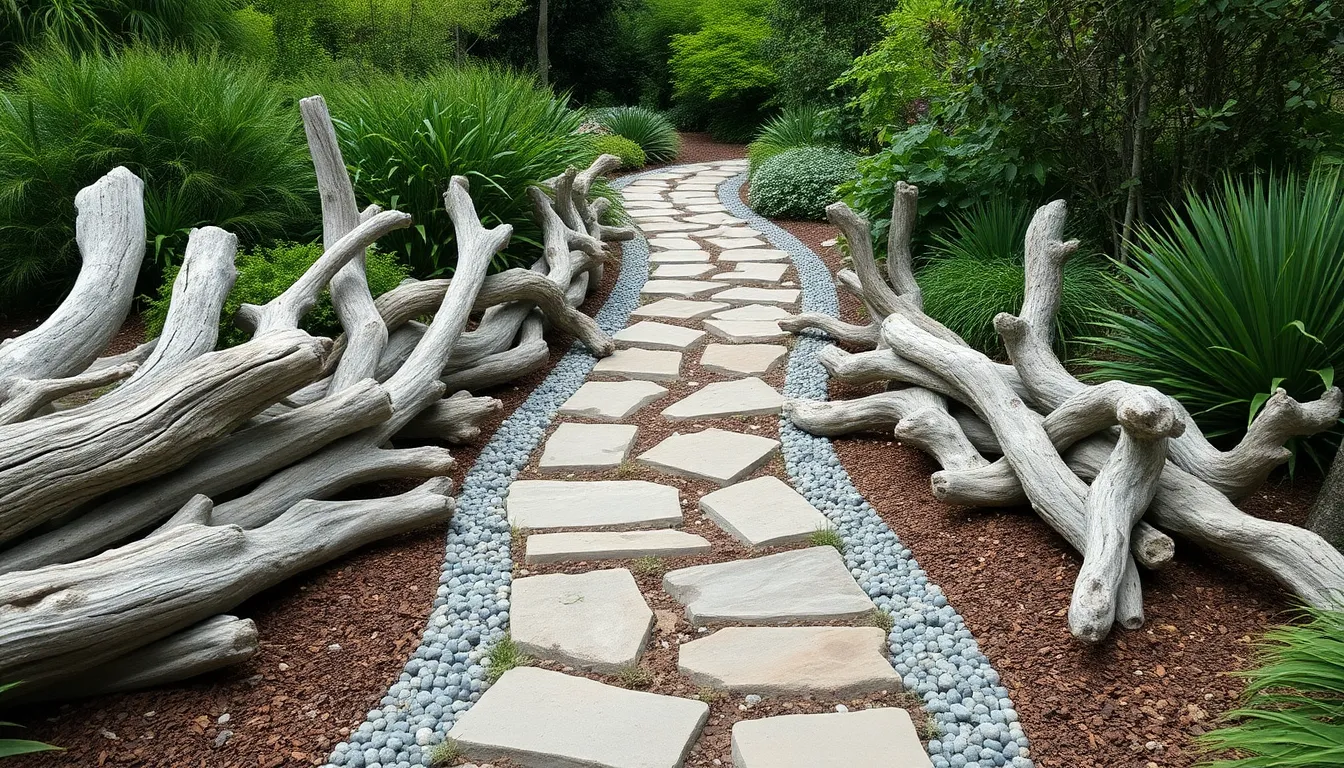 25 Creative Driftwood Garden Ideas to Transform Your Outdoor Space in 2025 13