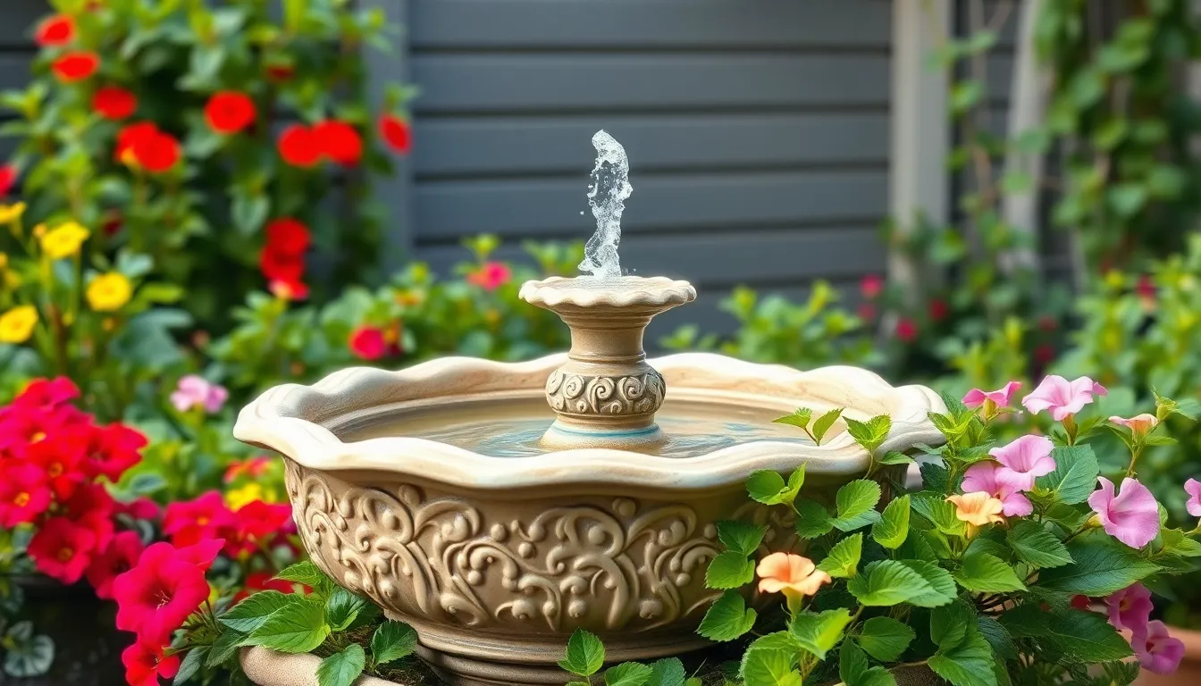 25 Stunning Garden Fountain Ideas to Transform Your Outdoor Space 13