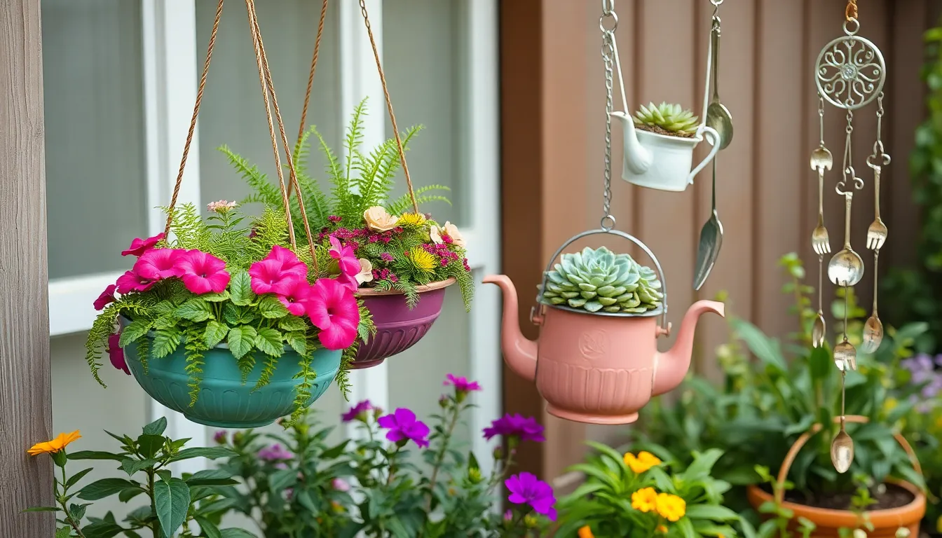 27 Creative Garden Art Ideas From Junk That Will Transform Your Yard 14 27 Creative Garden Art Ideas From Junk That Will Transform Your Yard 13