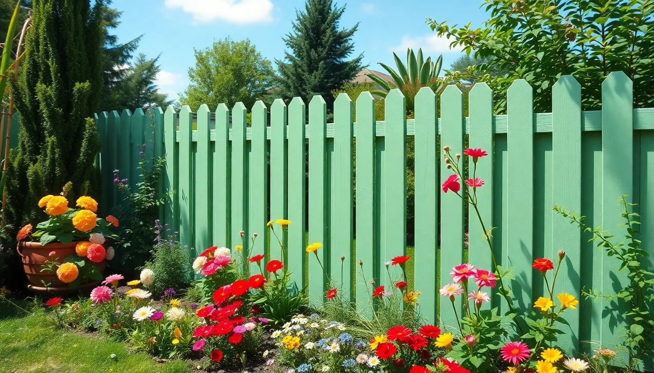 47 Stunning Garden Fence Color Ideas to Transform Your Backyard in 2025 13