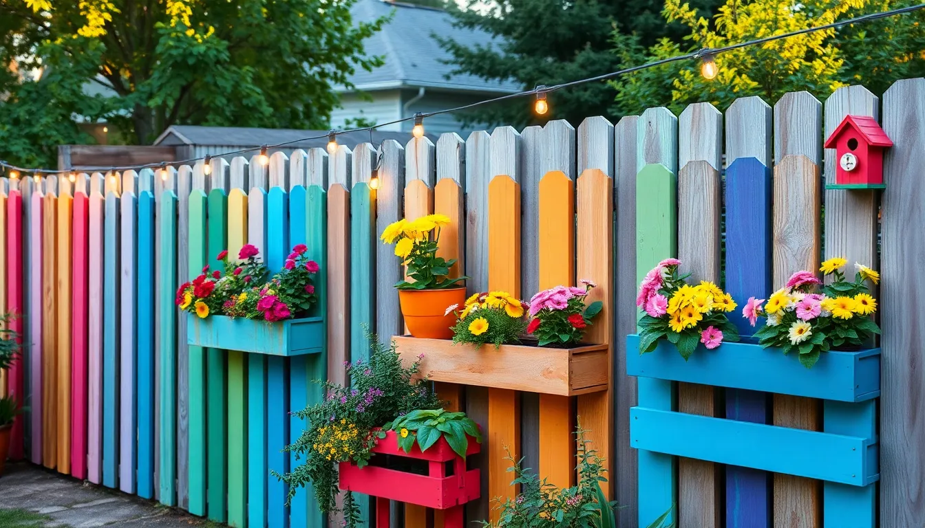 25 Creative Garden Fence Decoration Ideas That Transform Your Yard (2025) 14 25 Creative Garden Fence Decoration Ideas That Transform Your Yard (2025) 13