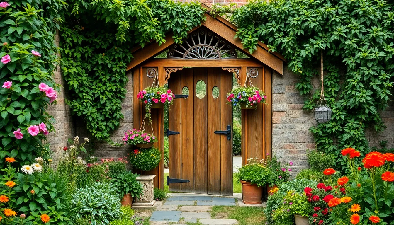 27 Stunning Garden Gate Ideas to Transform Your Outdoor Space (DIY & Budget-Friendly) 13