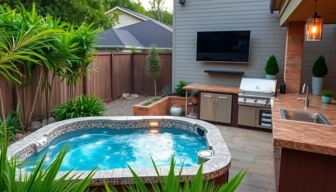 25 Stunning Garden Hot Tub Ideas to Transform Your Backyard Into a Spa Oasis 13