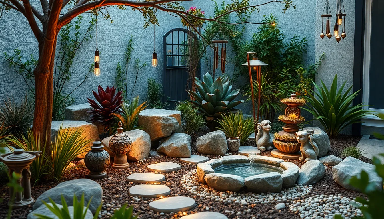 25 Stunning Small Rock Garden Ideas That Transform Any Outdoor Space 14 25 Stunning Small Rock Garden Ideas That Transform Any Outdoor Space 13