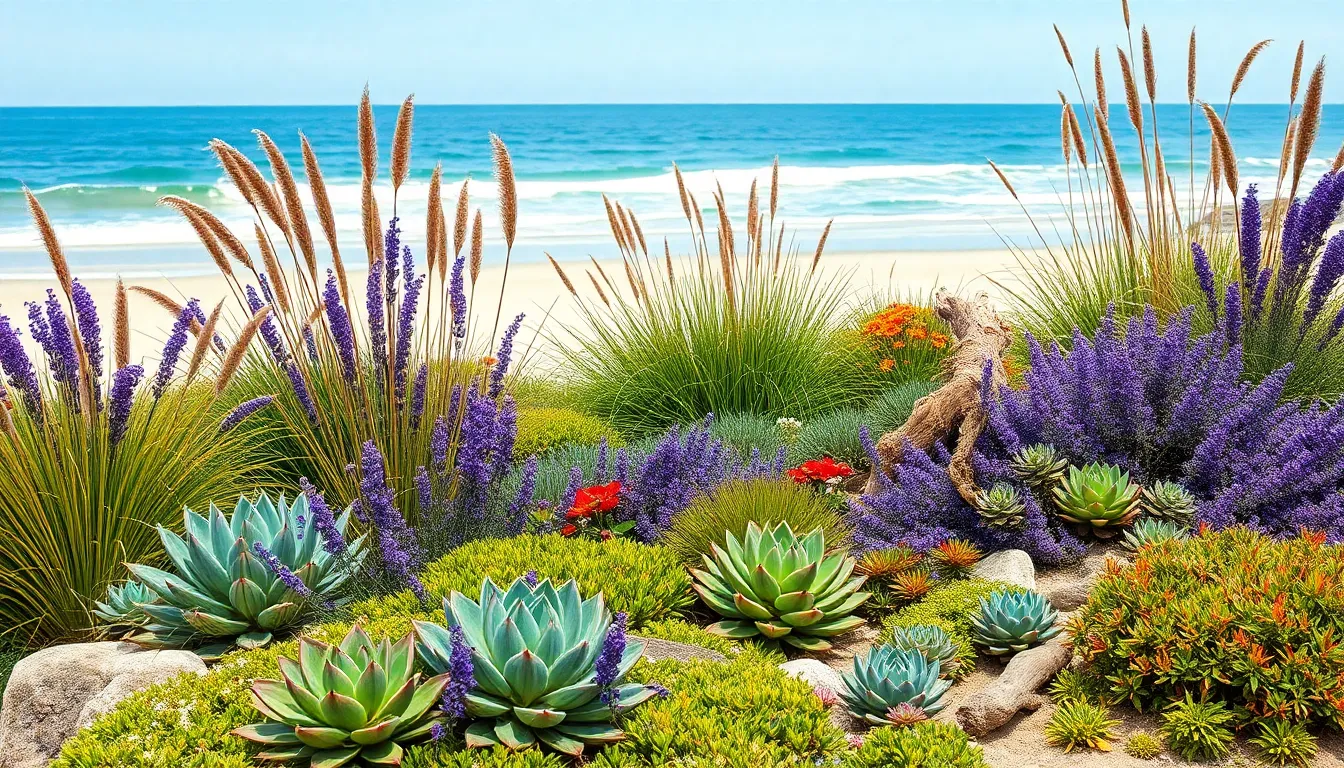 25 Stunning Beach Garden Ideas to Transform Your Yard Into a Coastal Paradise 16 25 Stunning Beach Garden Ideas to Transform Your Yard Into a Coastal Paradise 15
