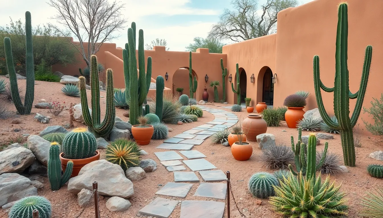 20 Stunning Cactus Garden Ideas for Low-Maintenance Desert Landscaping 16 20 Stunning Cactus Garden Ideas for Low-Maintenance Desert Landscaping 15
