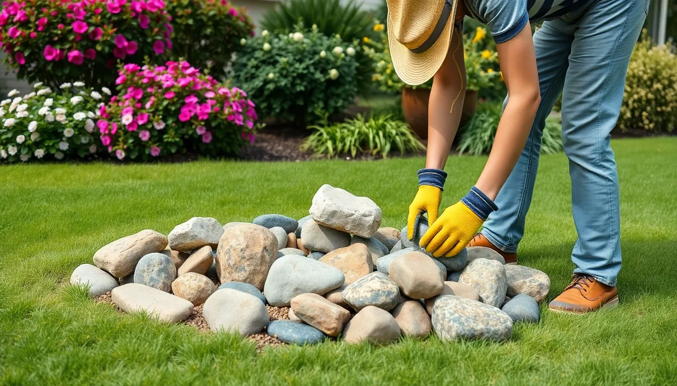 25 Stunning Front Yard Landscaping Ideas with Rocks That Boost Curb Appeal 16 25 Stunning Front Yard Landscaping Ideas with Rocks That Boost Curb Appeal 15