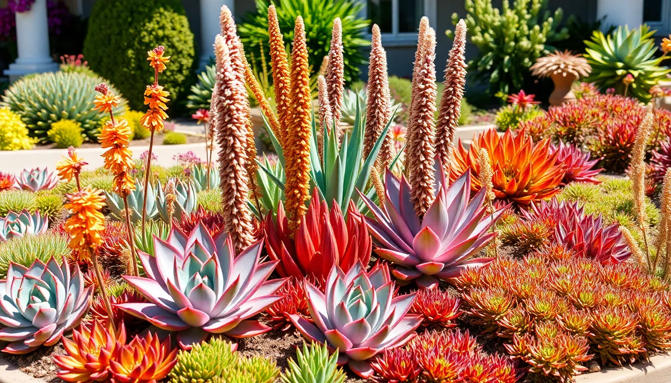 15 Stunning Front Yard Succulent Garden Ideas to Transform Your Curb Appeal 15