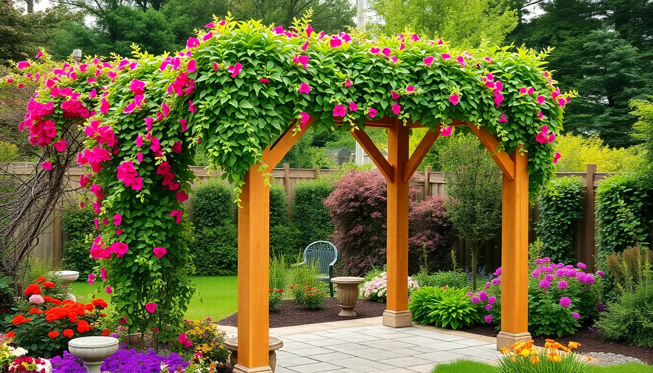 25 Stunning Garden Arbor Ideas to Transform Your Outdoor Space in 2025 15