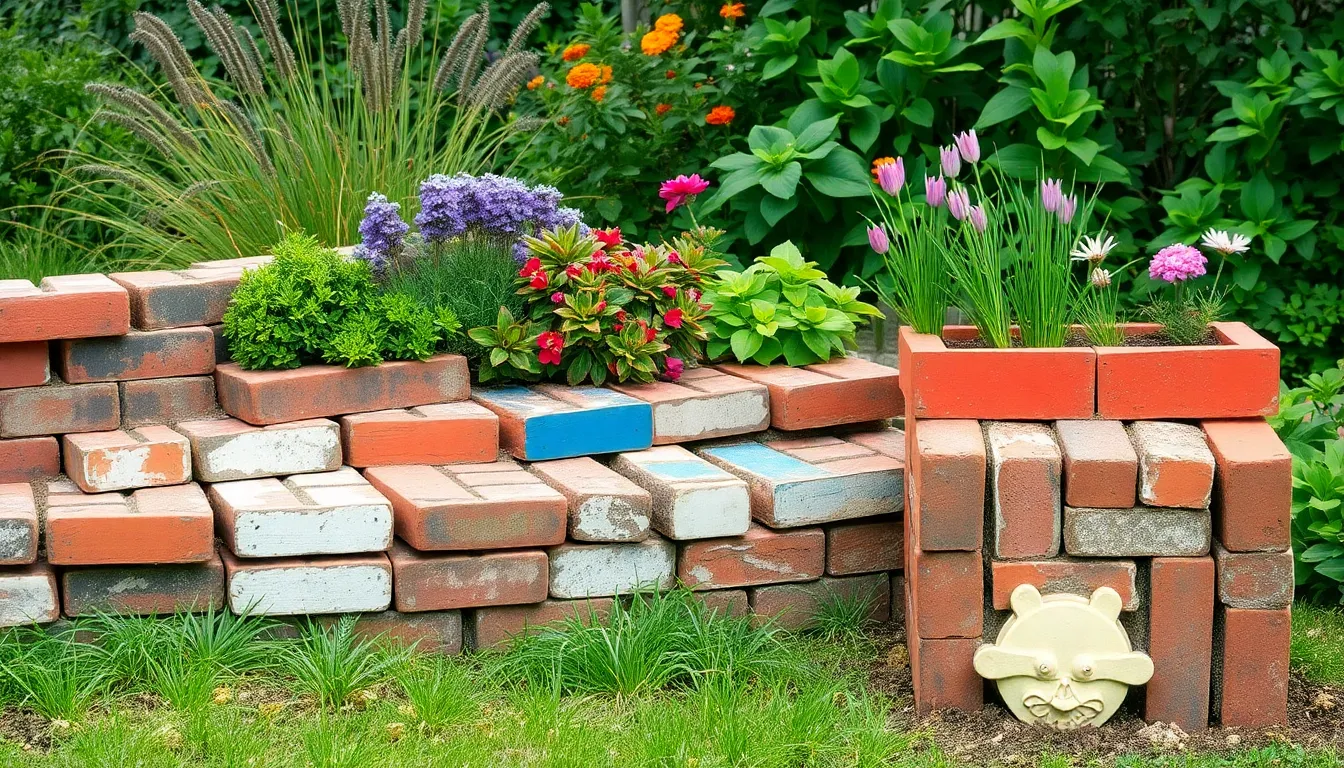 30 Creative Garden Ideas with Bricks to Transform Your Outdoor Space 16 30 Creative Garden Ideas with Bricks to Transform Your Outdoor Space 15