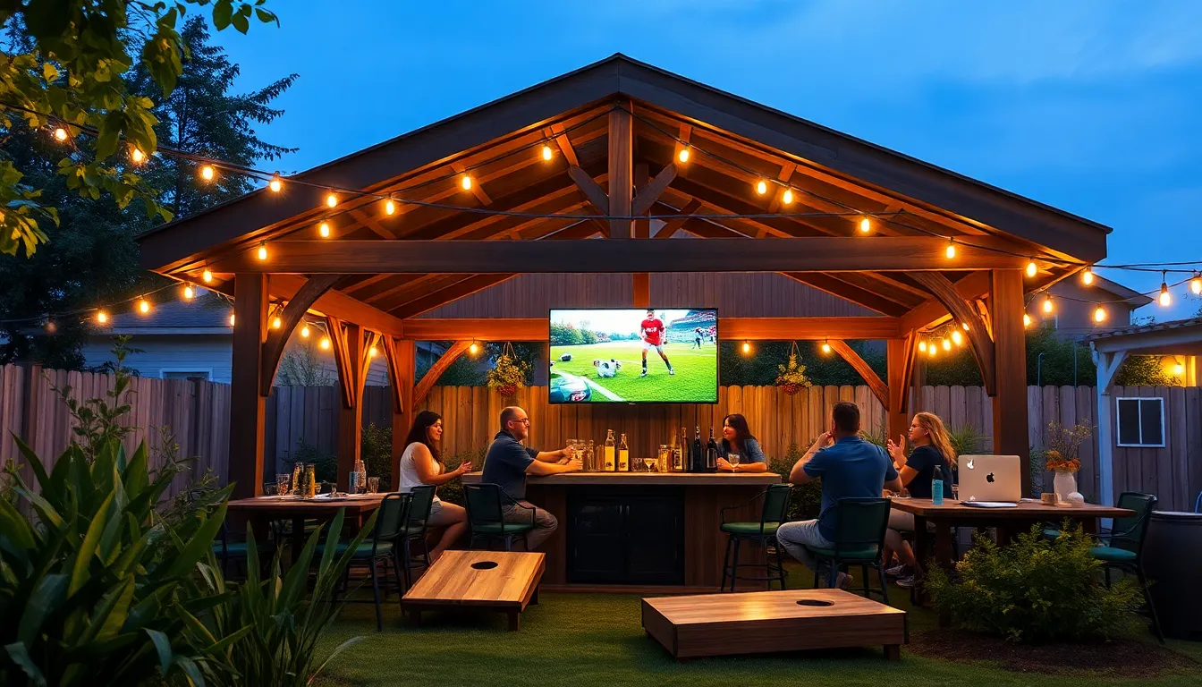 25 Garden Pub Ideas to Transform Your Backyard Into the Ultimate Social Hub 15
