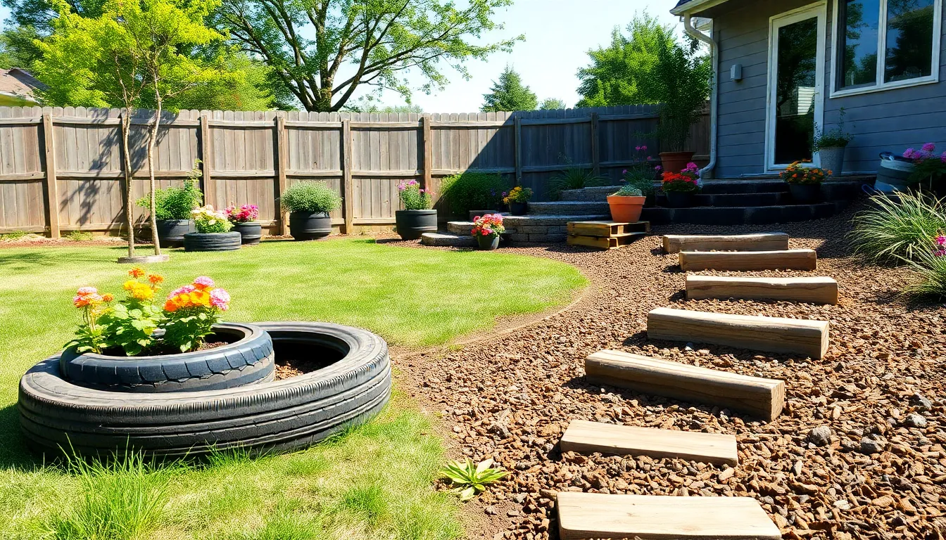 25 Stunning Garden Steps Ideas to Transform Your Sloped Yard (DIY & Budget-Friendly) 15