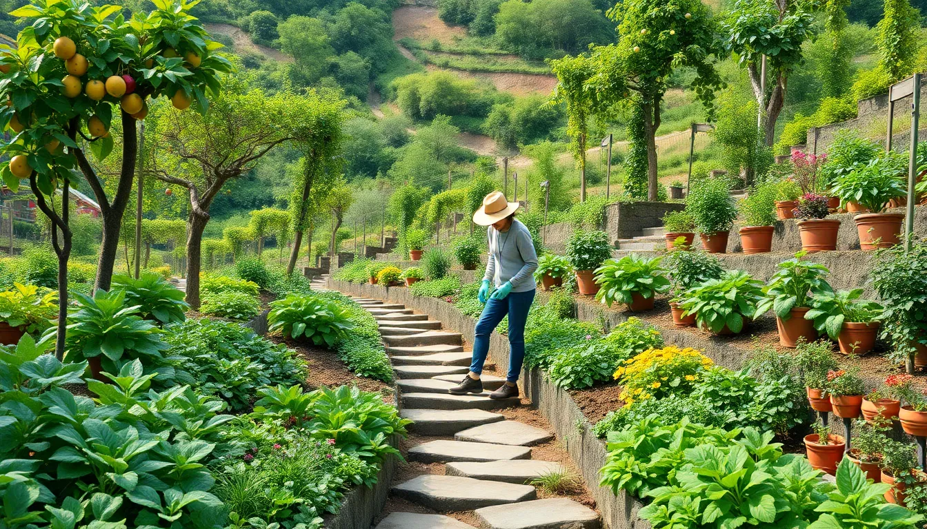 27 Stunning Hillside Garden Ideas to Transform Your Sloped Yard Into a Paradise 16 27 Stunning Hillside Garden Ideas to Transform Your Sloped Yard Into a Paradise 15