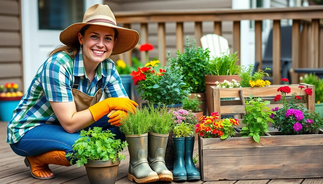 25 Creative Deck Garden Ideas to Transform Your Small Outdoor Space in 2025 17