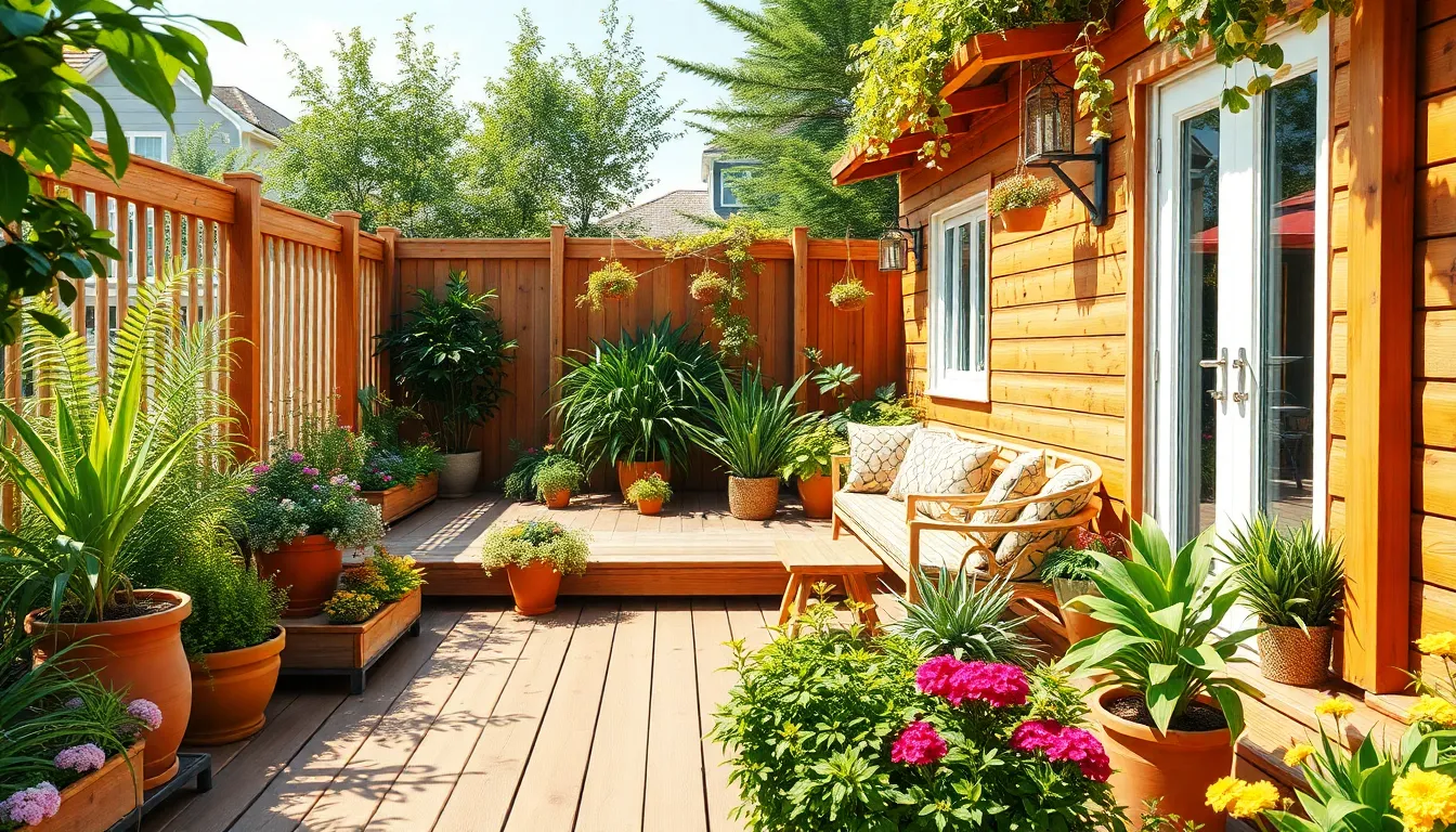 50+ Stunning Garden Decking Ideas Photos to Transform Your Backyard 17