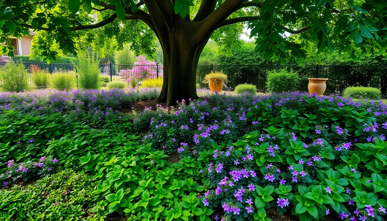 25 Stunning Garden Under Tree Ideas That Transform Shady Dead Zones Into Lush Retreats 17