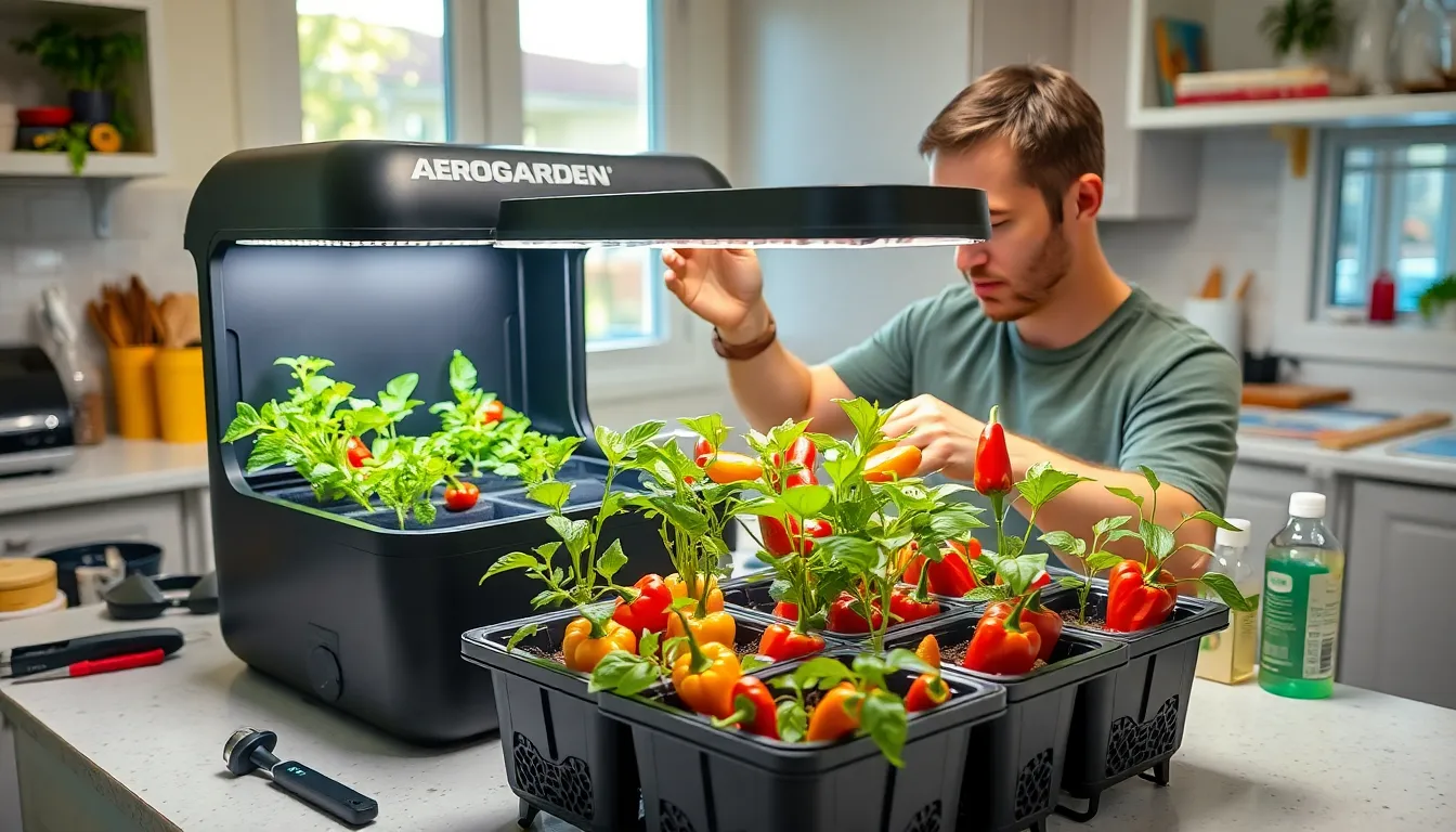 How to Grow Perfect AeroGarden Peppers: Complete Guide for Year-Round Harvests 1