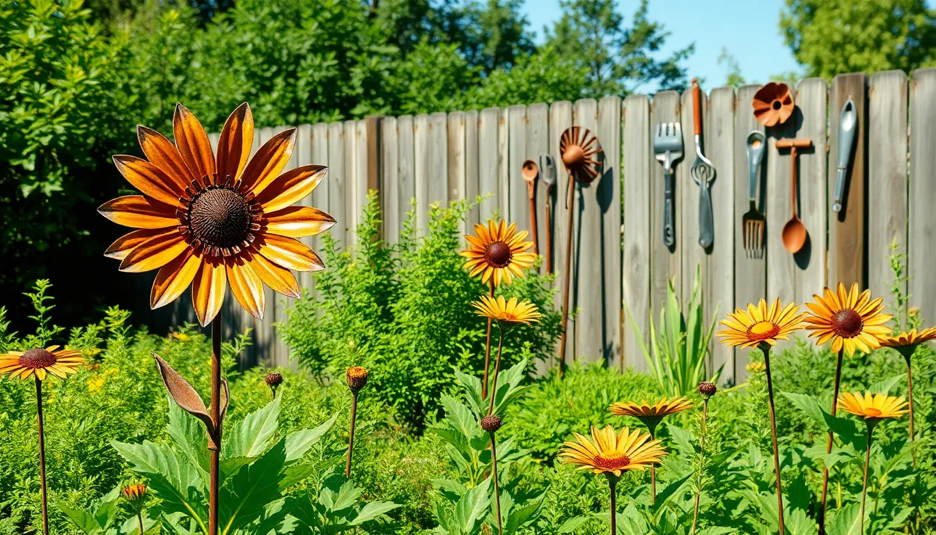 27 Creative Garden Art Ideas From Junk That Will Transform Your Yard 2 27 Creative Garden Art Ideas From Junk That Will Transform Your Yard 1