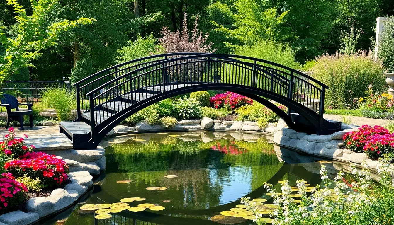 25 Stunning Garden Bridge Ideas That'll Transform Your Backyard (DIY & Budget-Friendly) 2 25 Stunning Garden Bridge Ideas That'll Transform Your Backyard (DIY & Budget-Friendly) 1