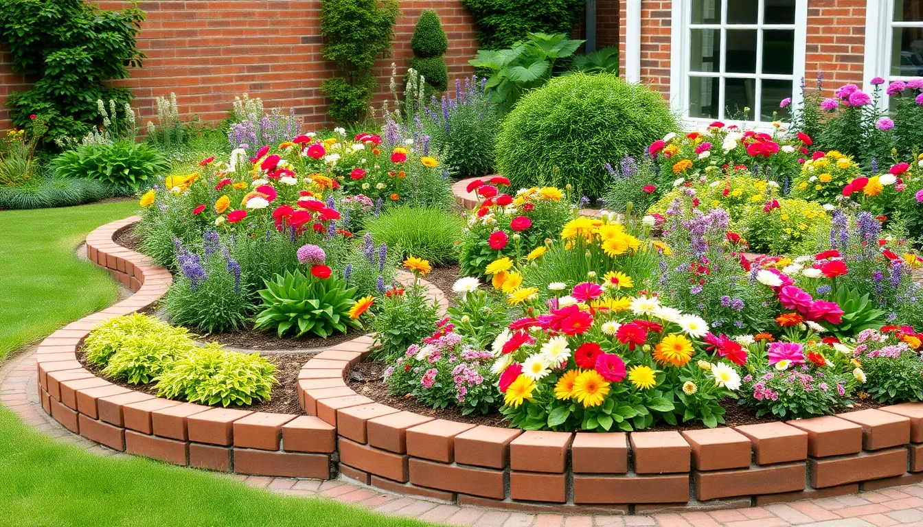 30 Creative Garden Ideas with Bricks to Transform Your Outdoor Space 2 30 Creative Garden Ideas with Bricks to Transform Your Outdoor Space 1