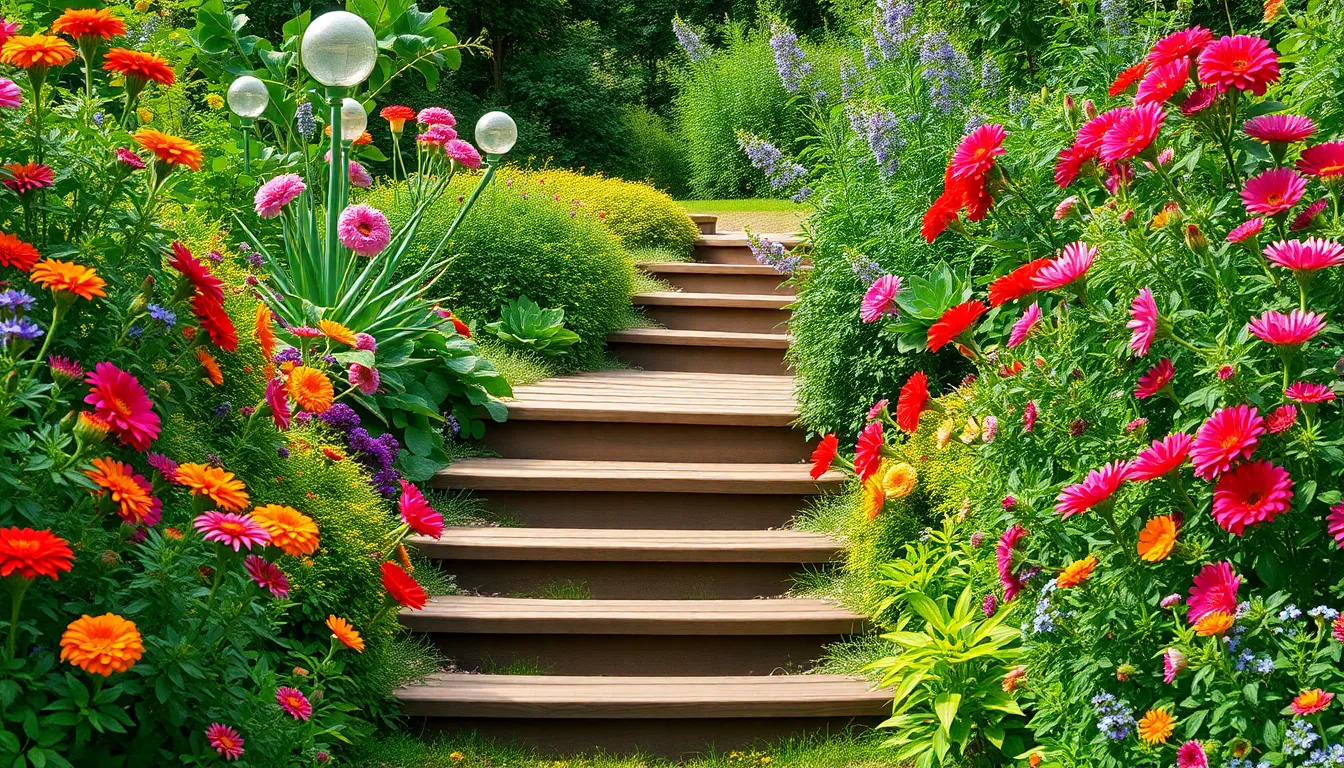 25 Stunning Garden Steps Ideas to Transform Your Sloped Yard (DIY & Budget-Friendly) 1