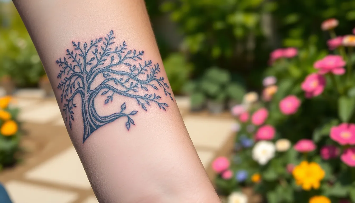 50+ Beautiful Garden Tattoo Ideas: From Roses to Herbs & Fairy Gardens 2 50+ Beautiful Garden Tattoo Ideas: From Roses to Herbs & Fairy Gardens 1