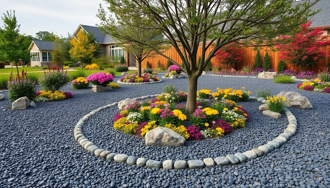 25 Creative Ideas for Pebbles in Garden Design (Transform Your Yard!) 2 25 Creative Ideas for Pebbles in Garden Design (Transform Your Yard!) 1