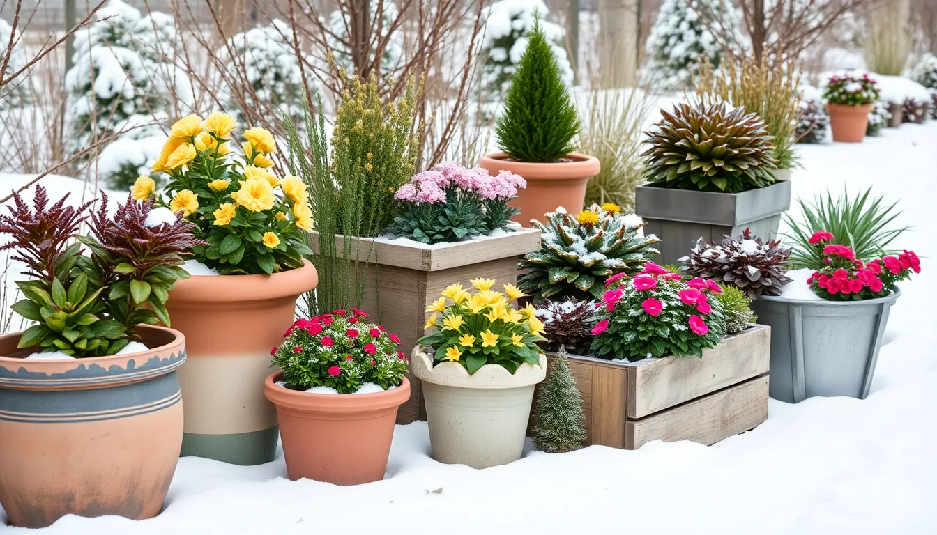 25 Stunning Outdoor Winter Planter Ideas That Thrive in Freezing Weather 2 25 Stunning Outdoor Winter Planter Ideas That Thrive in Freezing Weather 1