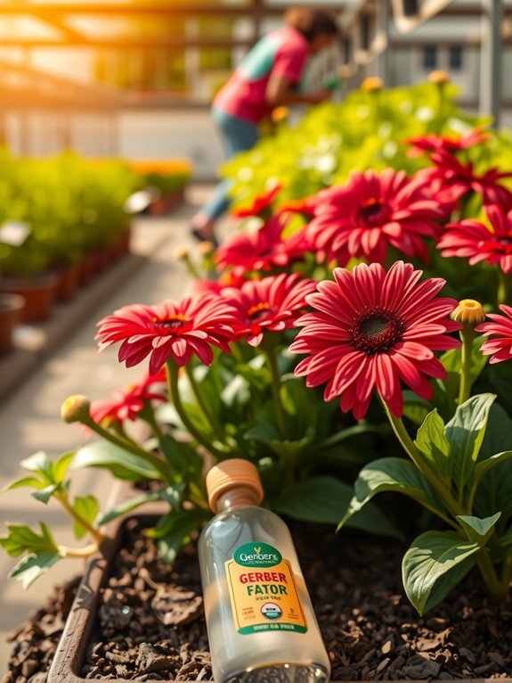 balanced fertilization for continuous gerberas