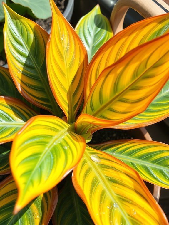 balanced micronutrient rich fertilizer boosts croton color