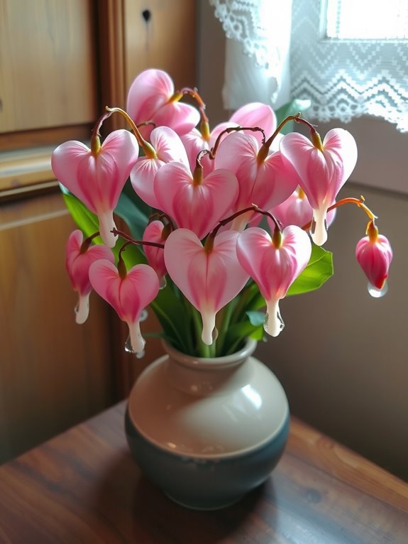 bleeding heart cut indoors