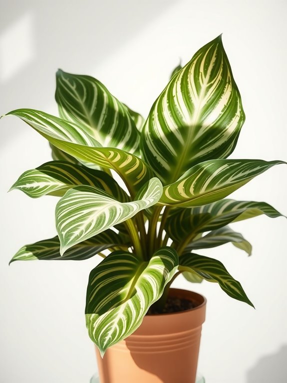 calathea repotting and seasonal care