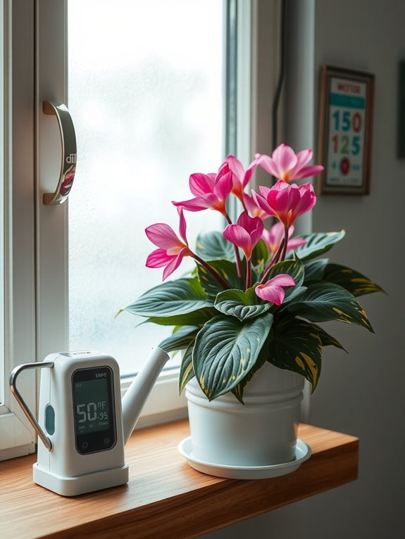 cool temperatures boost cyclamen blooms