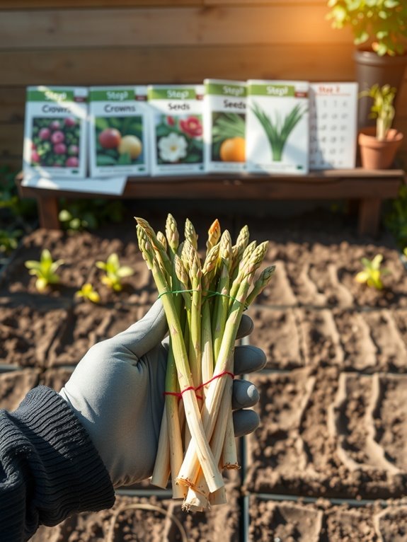 crowns yield faster seeds slower