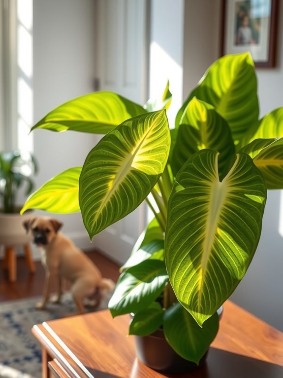 dieffenbachia toxicity calcium oxalate ingestion risks