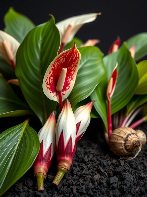 dividing anthuriums timing roots pots