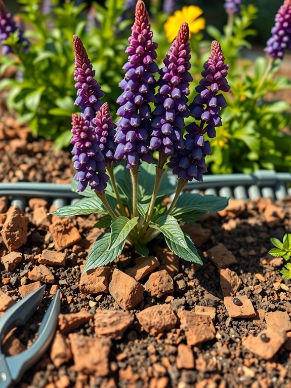 elevated well drained clay buddleia