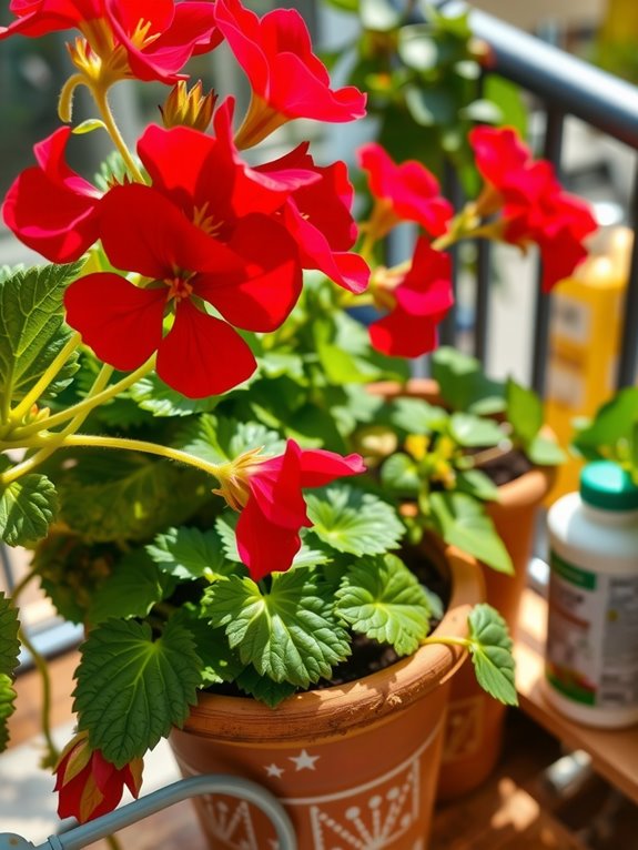 fertilize geraniums every 4 6 weeks