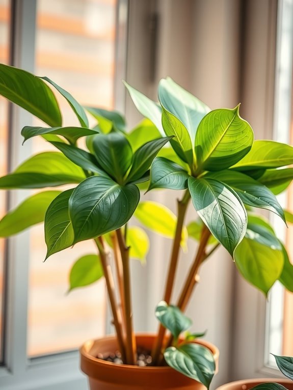four word phrase optimal schefflera temperature humidity placement