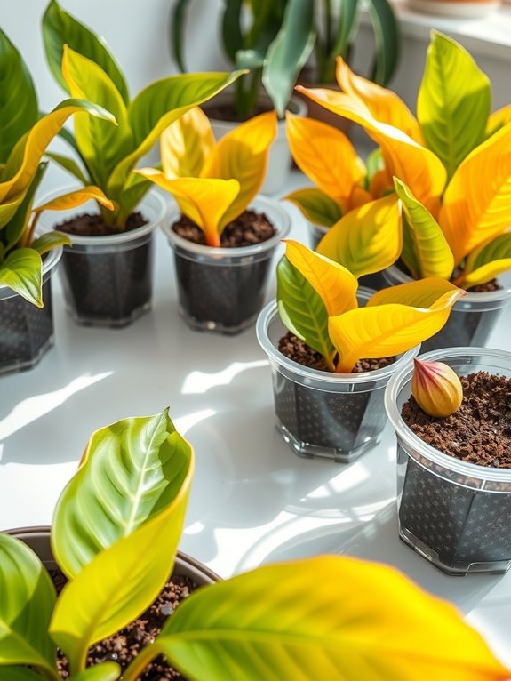healthy croton cuttings rooting guidance