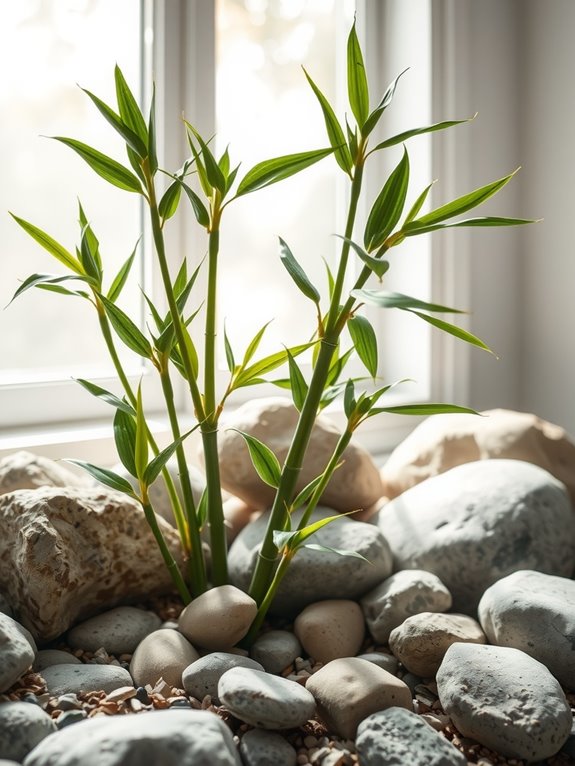 indirect light keeps bamboo healthy