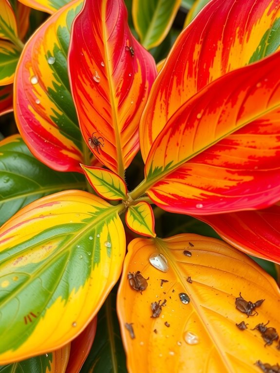 inspect regularly for croton pests