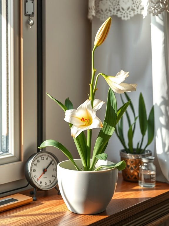 keep easter lilies cool