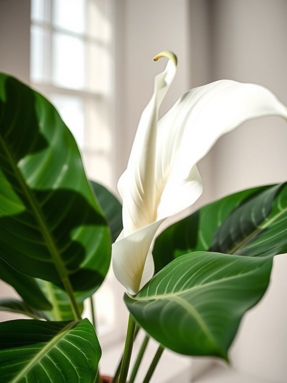 keep peace lily warm consistently