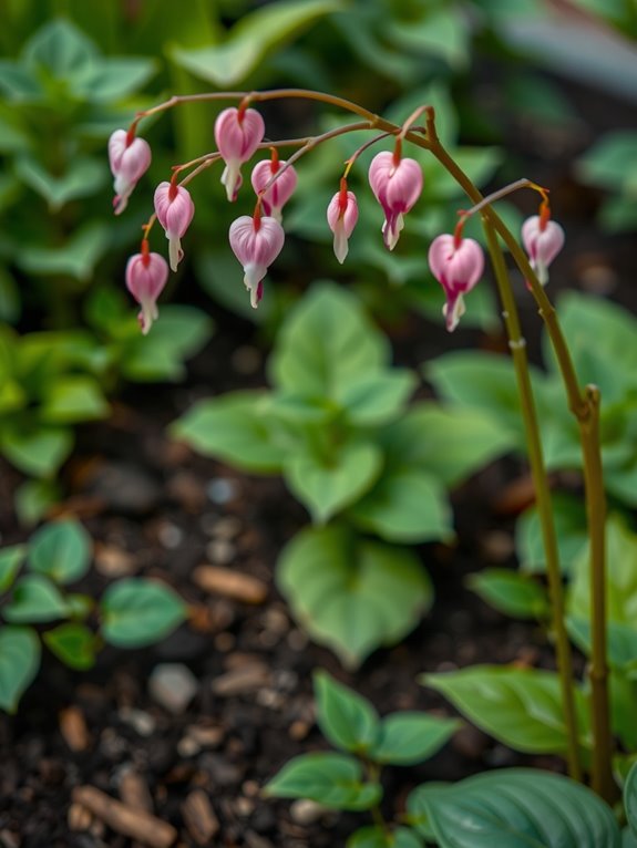 minimal fertilization for bleeding hearts compost first