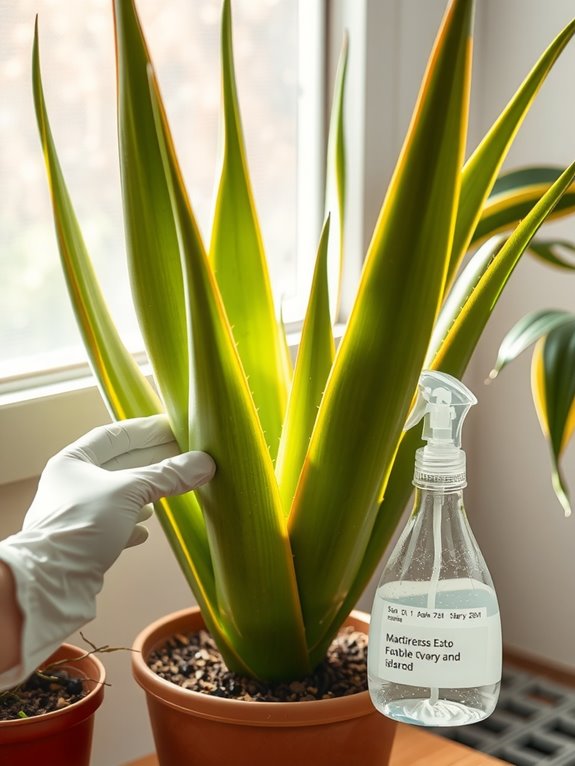 monthly diluted fertilizer during growing season