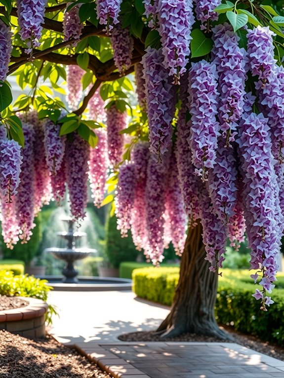 plan stem wisteria tree training