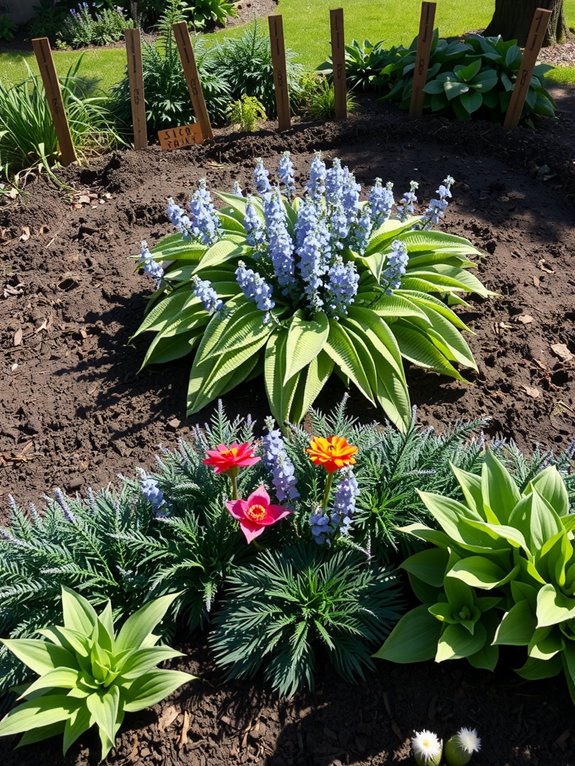 plant mature size proper spacing