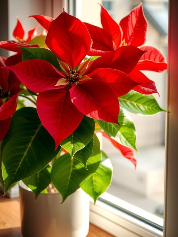 poinsettia bright indirect stable temps